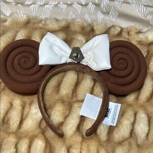 Princess Lea Star Wars ears Brown and White